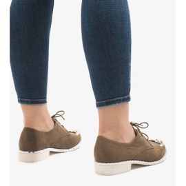 Deslizamento verde com lantejoulas L155 bege 2