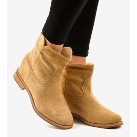 Botas de cowboy bege NC981 1