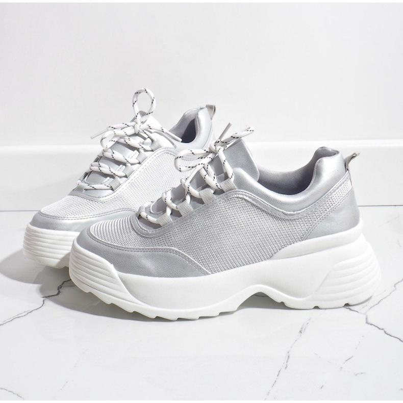 Tênis esportivos cinza 7923-PS 1