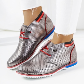 BM Sapatos de jazz prateados clássicos JFL654-2 prata 1 BM Sapatos de jazz prateados clássicos JFL654-2 prata 1