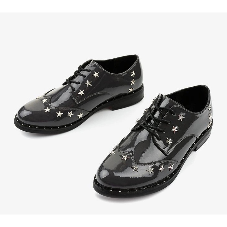 Sapatos femininos cinza C18-37117 1