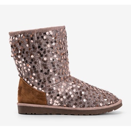 Botas com isolamento bege emu Stouteyes castanho 2