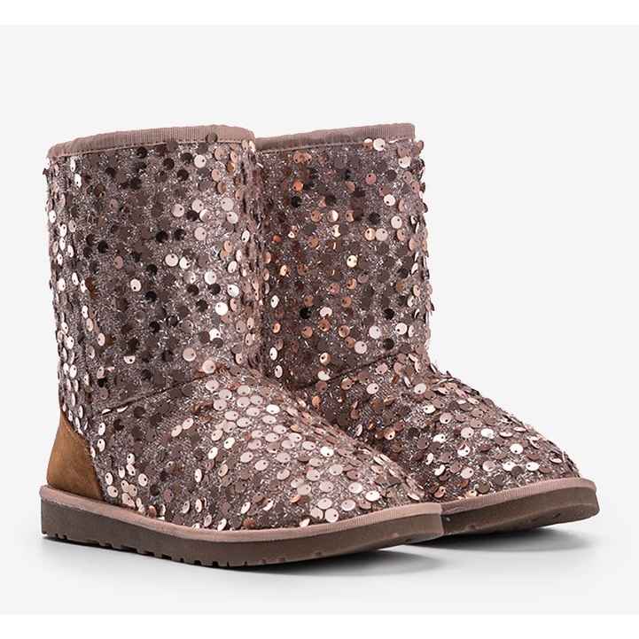 Botas com isolamento bege emu Stouteyes marrom 1