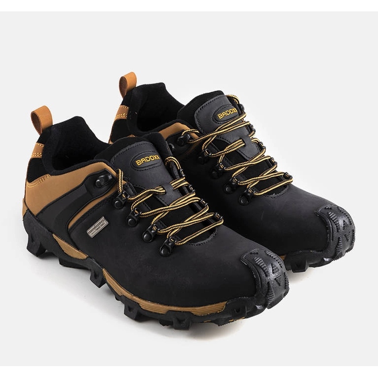 BM Botas de caminhada masculinas com isolamento térmico Black Bamroks preto 1 BM Botas de caminhada masculinas com isolamento térmico Black Bamroks preto 1