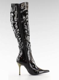 Botas envernizadas 6882-9V Noir preto 2