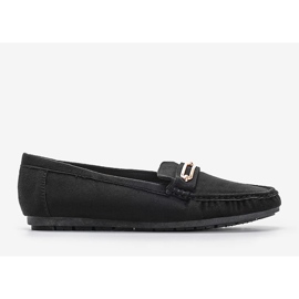 Mocassins Keyla para mulheres negras preto 1