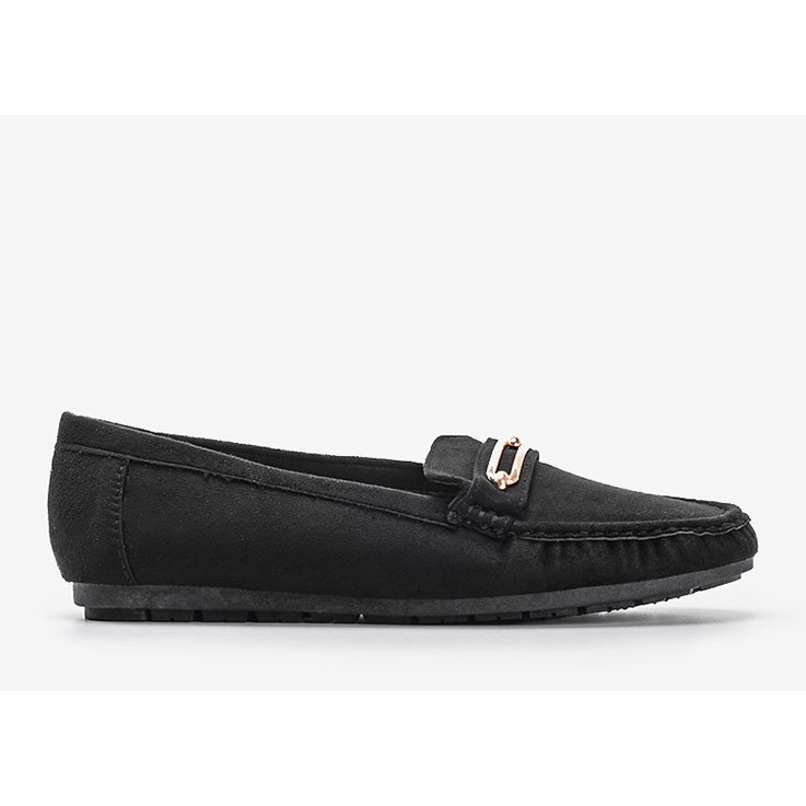 Mocassins Keyla para mulheres negras preto 1