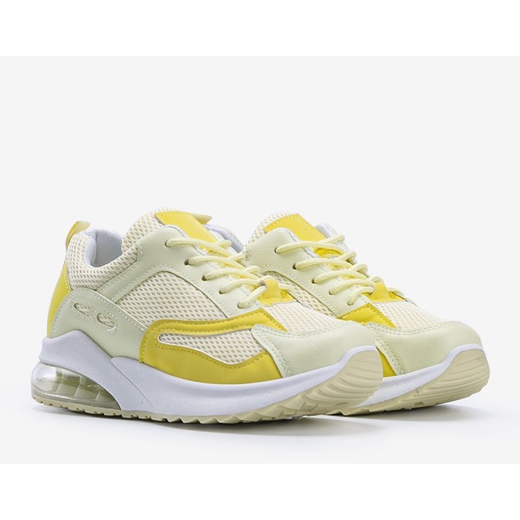 Tênis esportivos femininos Yellow Alize amarelo 1