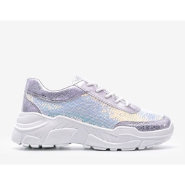 Calçados esportivos femininos prata Carson 1