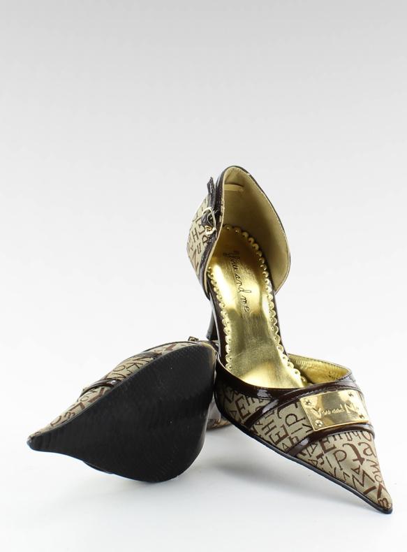 Bombas com decoração 51589-36 castanho marrom 2