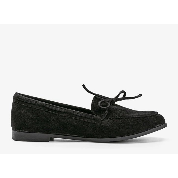 Mocassins de camurça ecológica Black Kierra preto 1