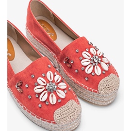 Alpercatas laranja na sola robusta da Sra. Nicki 1