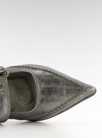 Bombas de aço com fivela 2206-1 marrom cinza 2