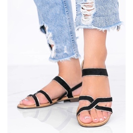 Sandálias femininas pretas Rosina preto 1