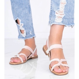 Sandálias femininas bege Rosina 1