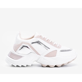 Tênis Gordani Bege com inserções metálicas 1 Tênis Gordani Bege com inserções metálicas 1