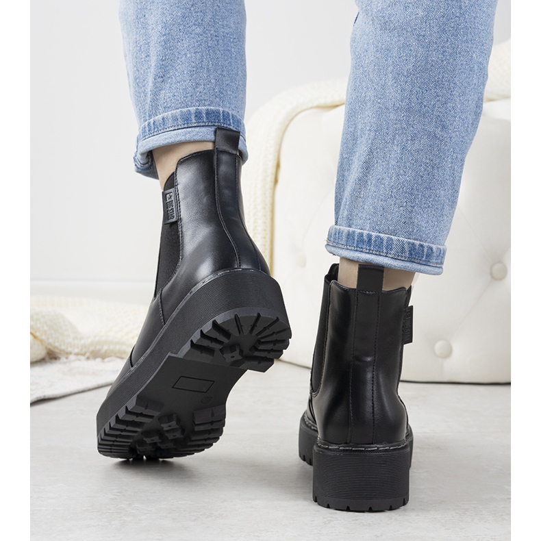 Botas Big Star Letizia femininas negras preto 1