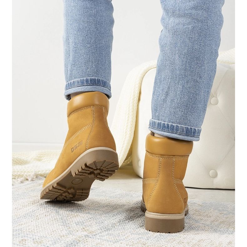 Botas femininas camelo Big Star Amitee castanho 2