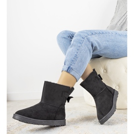 Botas pretas de inverno para mulheres Cross Jeans Lomeli preto 2