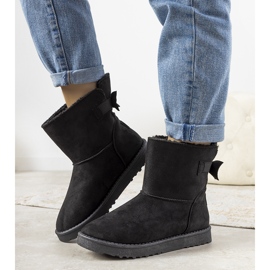Botas pretas de inverno para mulheres Cross Jeans Lomeli preto 1