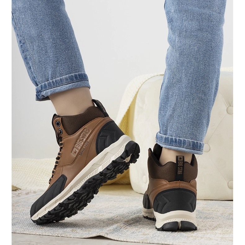 Sapatos de trekking marrons Big Star Ivanna castanho 1
