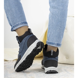 Sapatos de trekking azul marinho Big Star Ivanna preto 1