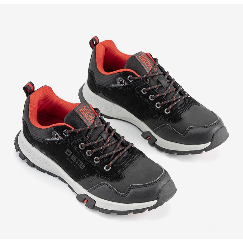 Sapatos esportivos Big Star masculinos Black Corbeil preto 1