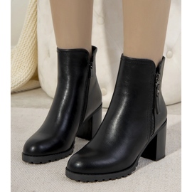 Botas pretas com isolamento no poste Karen preto 1