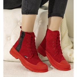 Botas quentes femininas vermelhas Goris vermelho 1 Botas quentes femininas vermelhas Goris vermelho 1