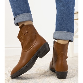 Botas de cowboy marrom Belda castanho 2