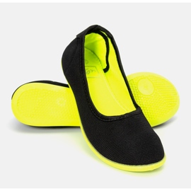 Bailarinas infantis negras Geneseo preto 1