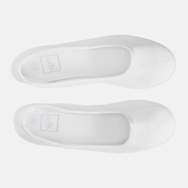 Bailarinas brancas infantis Geneseo branco 1