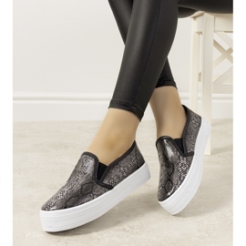 BM Tênis Grey Slip On Irving preto 1