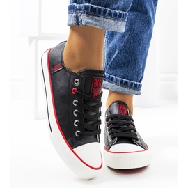 Tênis preto feminino Big Star JJ274129 1