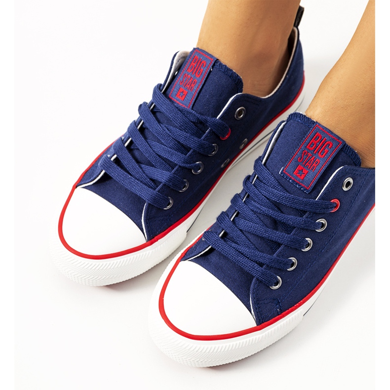 Tênis clássico azul marinho Big Star JJ274121 1