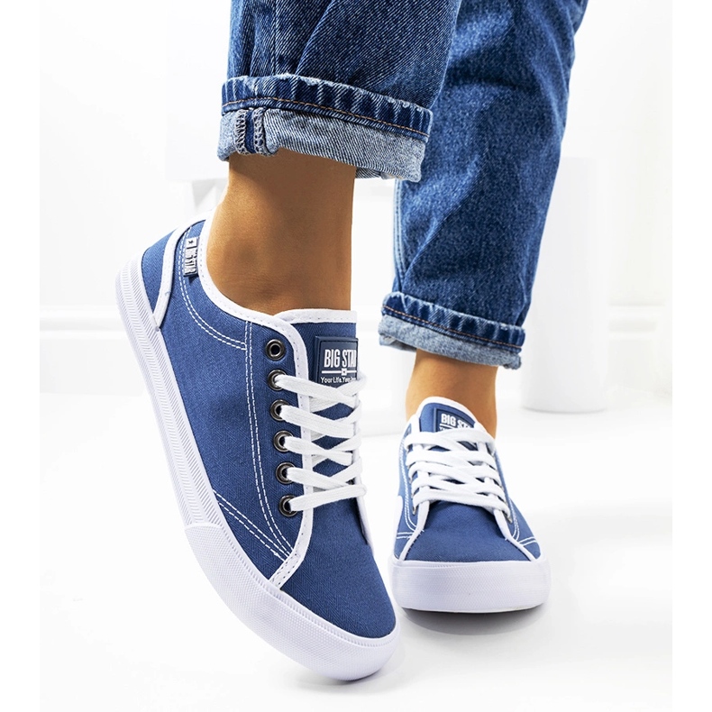Tênis feminino Big Star azul marinho 274834 1