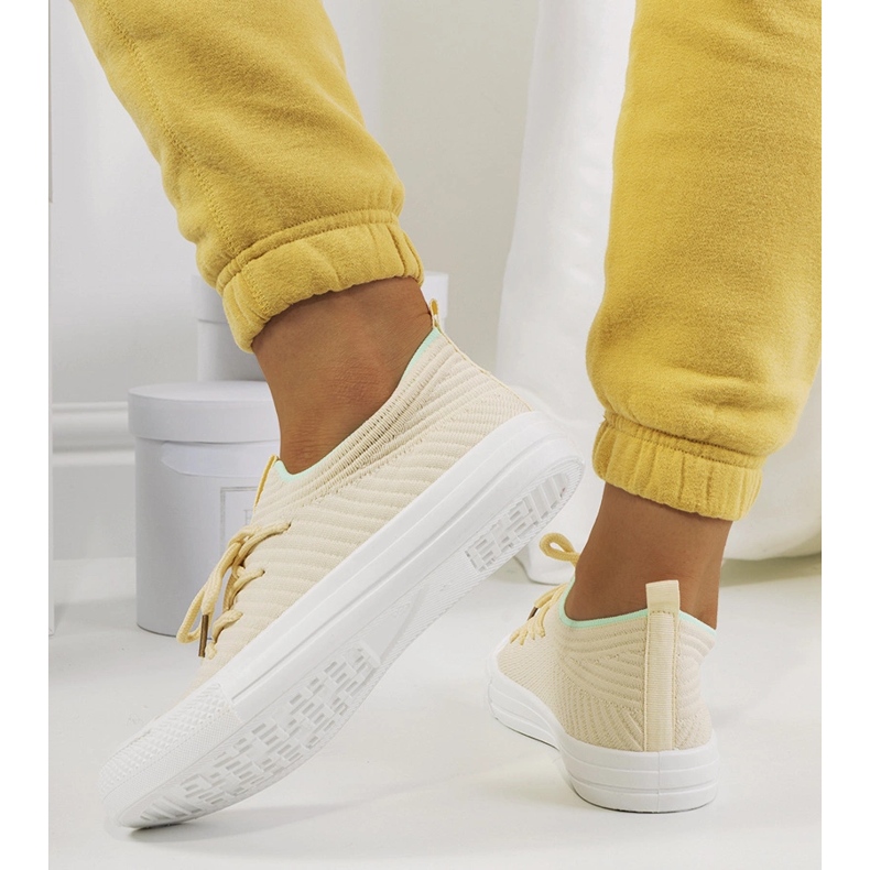 Tênis feminino Medina bege 1