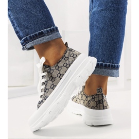 Tênis Waters azul e bege 1