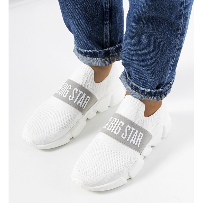 Tênis esportivo branco Big Star JJ274297 2