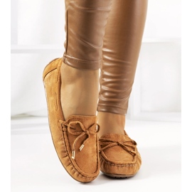 Mocassins de camelo Wilma castanho 1