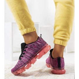 Tênis esportivo Pink Melange Anya preto 1