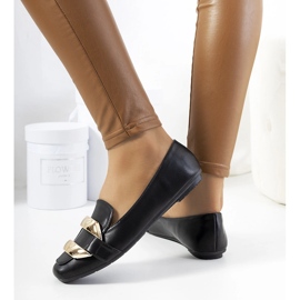 Mocassins femininos pretos Renwick 1