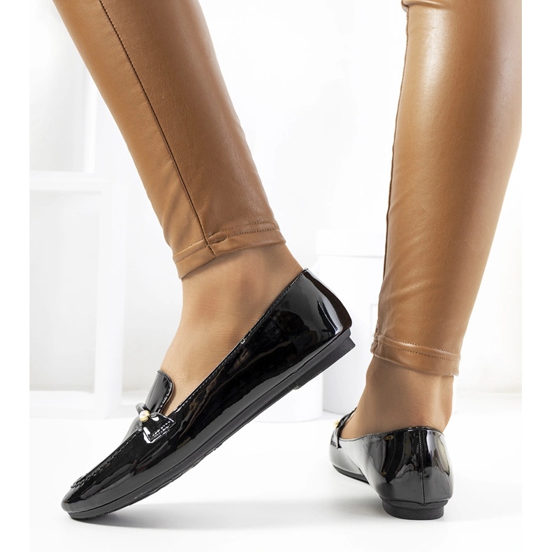 Mocassim de papoula preta preto 2