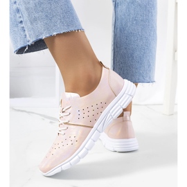 Enid Pink treinadores holográficos rosa 1