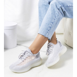 Tênis esportivo feminino cinza Molema 1