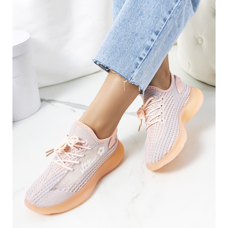 Tênis esportivo feminino Pink Molema rosa cinza 1