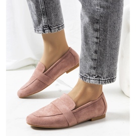 Os sapatos femininos rosa da Hanna 1