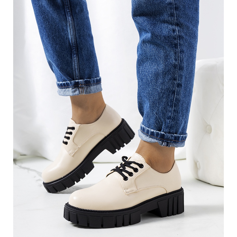 Sapatos femininos Mahsa bege 1