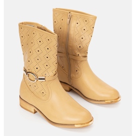 Botas infantis Valley bege 1 Botas infantis Valley bege 1