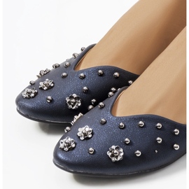 Bailarinas azul marinho com corte Silke 1